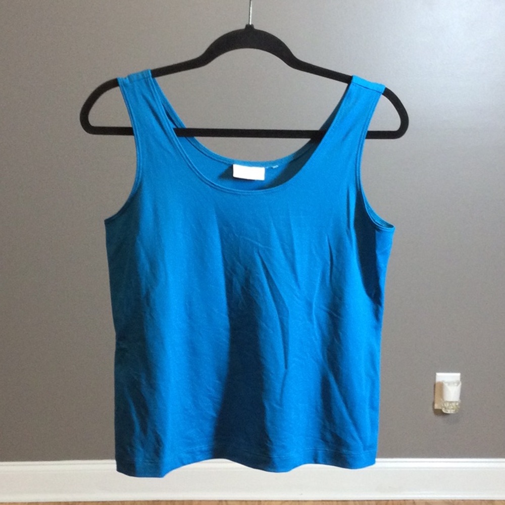 S Chico’s Torquoise Blue Sleeveless Tank Top